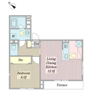 Siesta【1階】の間取り