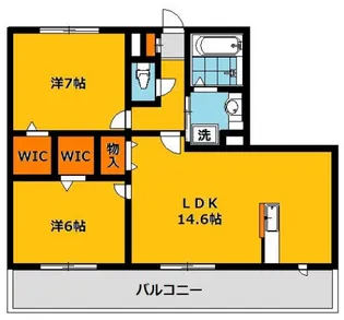 シャルメーヌ【3階】の間取り
