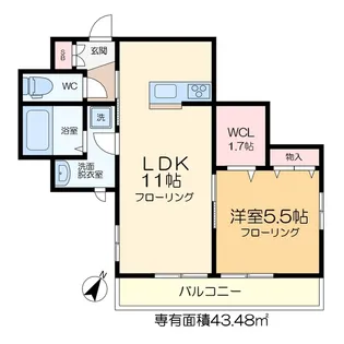 vipucoloco【3階】の間取り