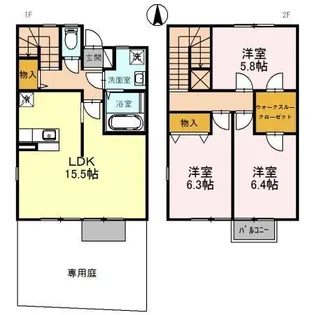 兵庫県明石市大久保町大窪【一戸建】の間取り