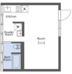 a place by Wine Apartment【3階】の間取り