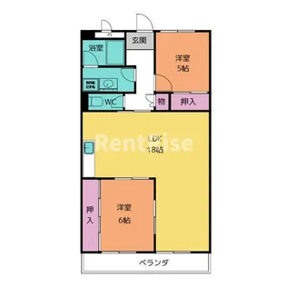 ヤマイチマンション【3階】の間取り