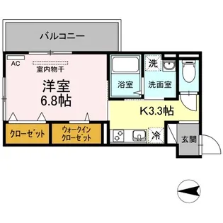 アルシオネ岡山駅西【3階】の間取り