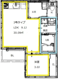 REGALEST新水前寺駅【2階】の間取り