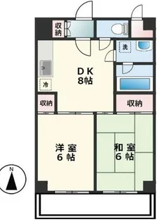 ハイツオーエド【11階】の間取り