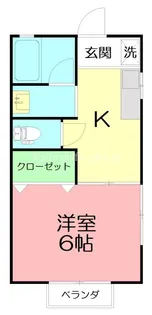 ハイム平石【1階】の間取り