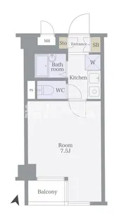 東京都新宿区西落合1【マンション】の間取り