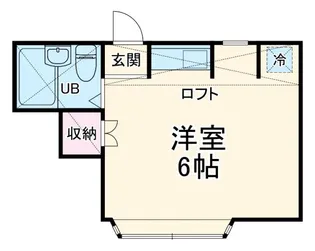 1Rの間取り画像
