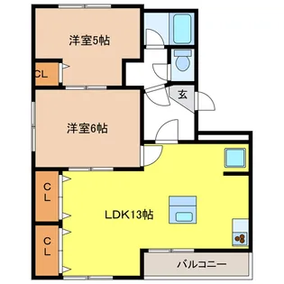 岐阜県岐阜市須賀3【マンション】の間取り