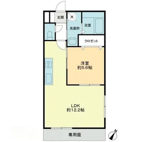 フォブールKAMADA【2階】の間取り