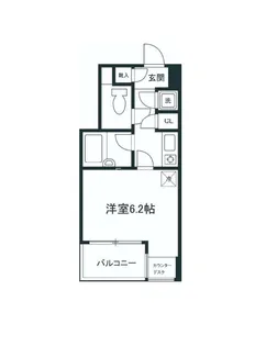 キャピタルステージ日本橋【5階】の間取り