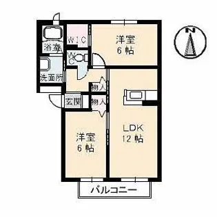 シャーメゾンANTICA【3階】の間取り