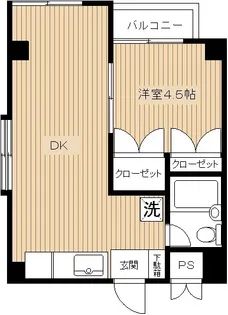 サンフラワーハイツ【6階】の間取り