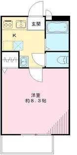 ドミール桜台【1階】の間取り