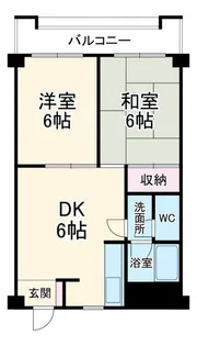 サンウィング宮崎台【2階】の間取り