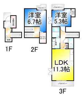 クレセント VIIの間取り