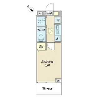トゥエンティーワン下馬【1階】の間取り