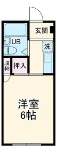 カレッジハウス日野坂【1階】の間取り