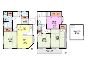 埼玉県川口市柳崎1【一戸建】の間取り