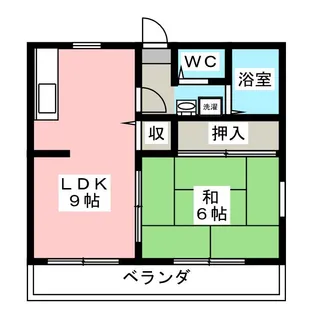 コーポ・ビグラード【1階】の間取り