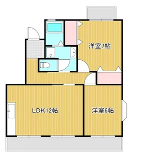 クリサンテA【1階】の間取り