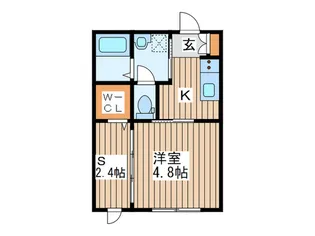 エコヴィレッジ多賀城【1階】の間取り
