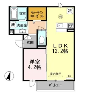 サニーハイツ青山B棟【3階】の間取り