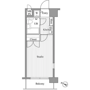ジェイパーク池袋公園前【4階】の間取り