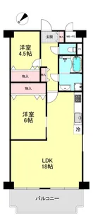 ルネ須磨【4階】の間取り