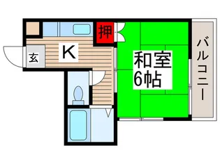 ビューパレス夏月【2階】の間取り