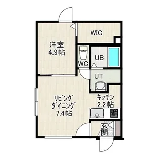 Land Sakaemachi【4階】の間取り