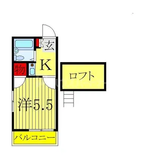 マルヤスハウス【2階】の間取り