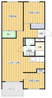芦屋浜高層高浜【13階】の間取り