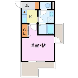 メゾンMINORU【2階】の間取り