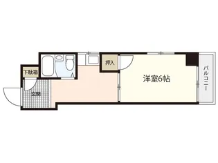 広島県広島市中区堺町2【マンション】の間取り