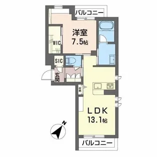 ヒロイック(BELS認証・ZEH)【2階】の間取り