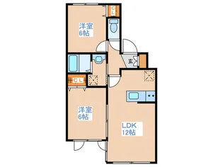 effort澄川【4階】の間取り