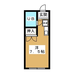 コーポきど【1階】の間取り