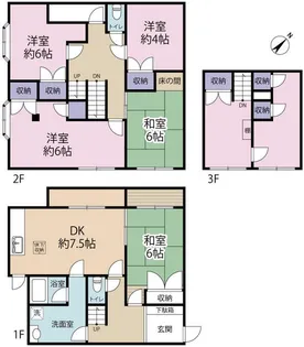 スターダスト向ヶ丘B棟【1階】の間取り