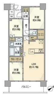 プラウドシティ日吉レジデンスツー【17階】の間取り