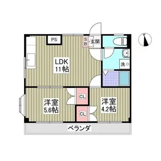 埼玉県さいたま市大宮区三橋1【マンション】の間取り