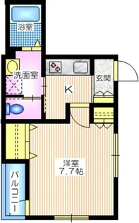 神奈川県横浜市保土ヶ谷区岩井町【マンション】の間取り