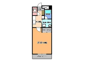 ハートフルマンション【1階】の間取り