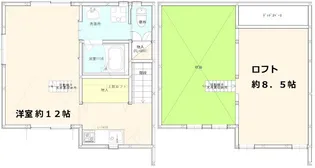 旭町ハウス【2階】の間取り