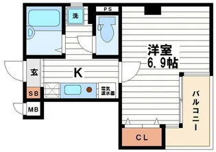 本町プレタビル【9階】の間取り