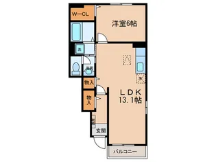 アイランド・ヴィレッジII【1階】の間取り