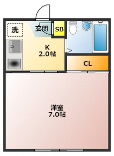 ジュネス目白台【2階】の間取り
