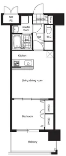 エンクレスト日赤通り【3階】の間取り