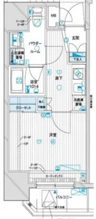 メインステージ西蒲田II【3階】の間取り