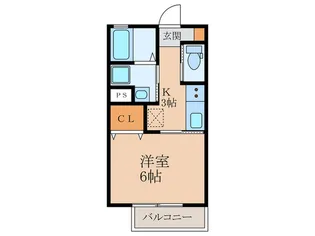 アイビスA棟【2階】の間取り